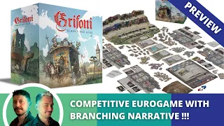 Grifoni, Blades For Hire: Prototype Review. Competitive euro with branching narrative.
