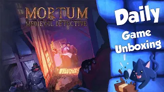 Mortum: Medieval Detective - Daily Game Unboxing