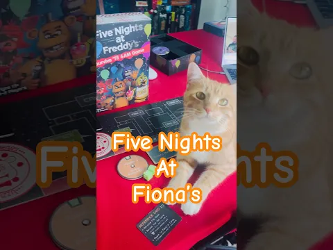 Five Nights at Freddy’s but it’s my cat #fivenightsatfreddys #fnaf #cute #horror #halloween #games
