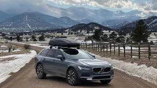Volvo V90 CC Rocky Mountain Sunrise To Sunset Adventure w/ Automotive Photographer Tijmen Schreur