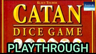 Catan Dice Game | Playthrough (Island 1)
