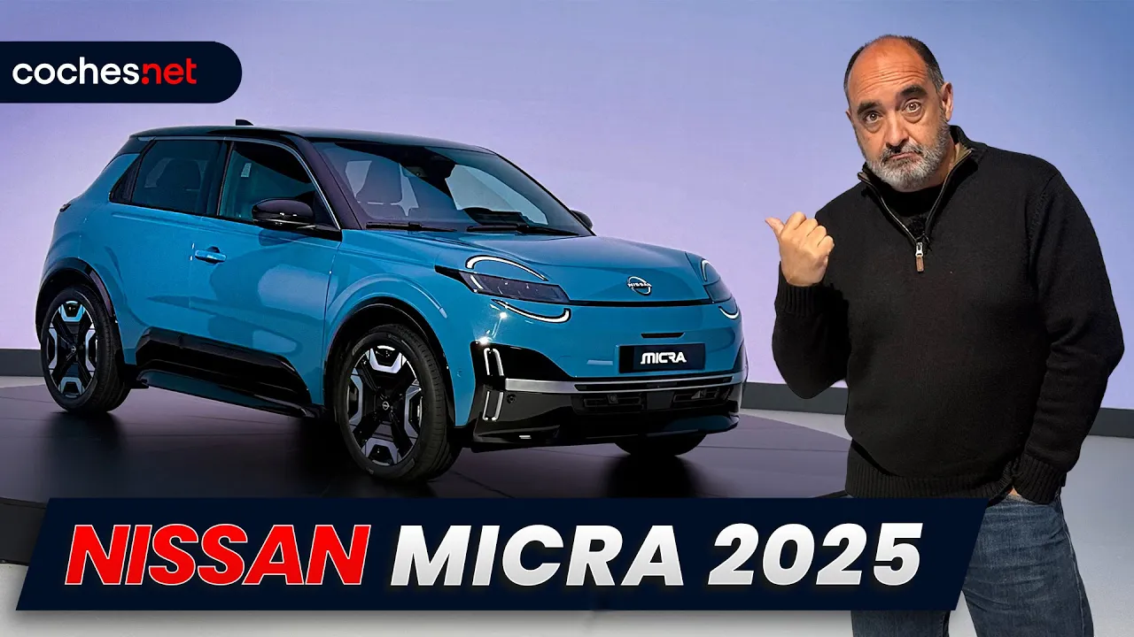 Nissan Micra 100% eléctrico 2025 | Primer vistazo / Review en español | coches.net