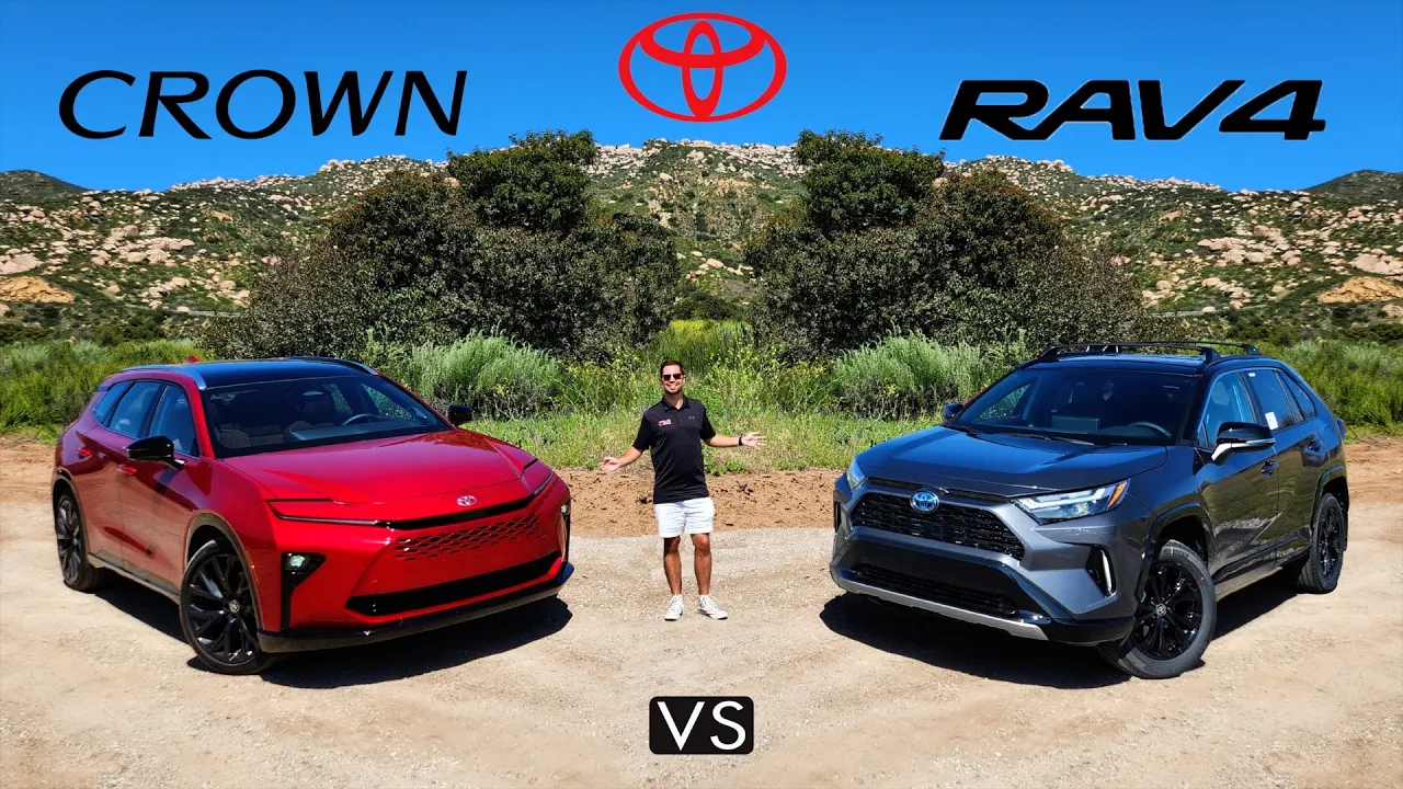 SIBLING RIVALS! -- 2025 Toyota Crown Signia vs. 2024 Toyota RAV4: Comparison