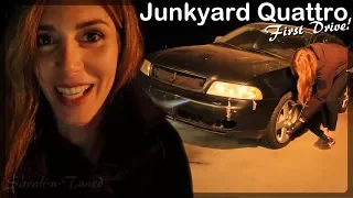 First Drive! // Audi Quattro Project