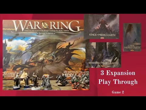 War of the Ring - 3 Expansion Play Through (Game Two)