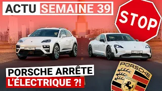 Porsche abandonne l'électrique : que se passe-t-il vraiment ?