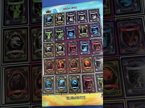 Fury of the Elements! A Card Battle Game Coming to Kickstarter Soon. #boardgames #cardgame #games
