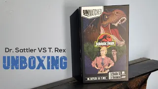 Unmatched: Dr. Sattler VS T. Rex Unboxing