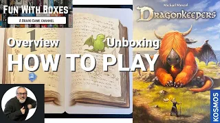 Dragonkeepers Board Game | Unboxing Overview and How to Play | Michael Menzel | KOSMOS Games