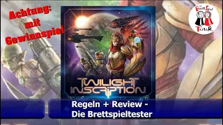 Twilight Inscription von Asmodee - Achtung: mit Gewinnspiel - Regeln + Review - Die Brettspieltester