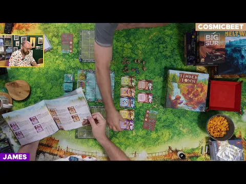 Timber Town How To Play and 2 Player Playthrough