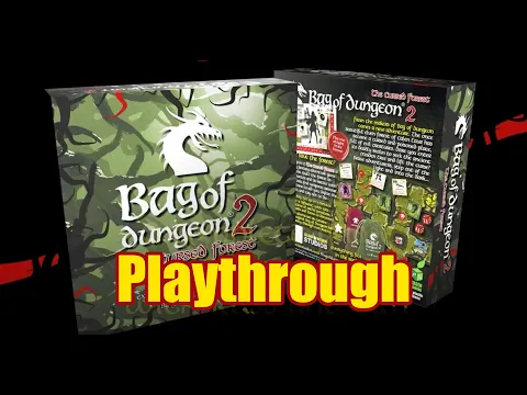 Bag of Dungeon 2: The Cursed Forest - A complete playthrough of this NEW dungeon crawler board game
