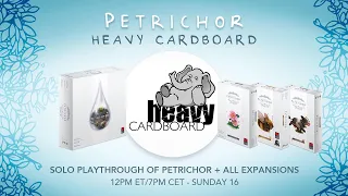 Petrichor: Cows --- solo Play-through by Heavy Cardboard