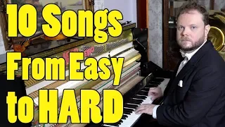 10 Songs From Easy to Hard