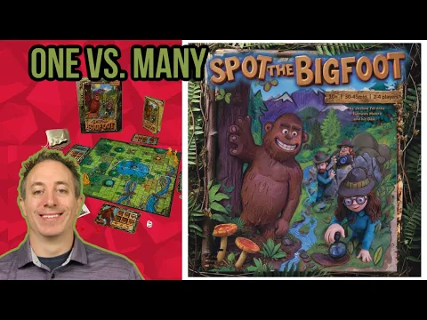Spot the Bigfoot Board Game Preview - One Vs Many