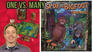 Spot the Bigfoot Board Game Preview - One Vs Many
