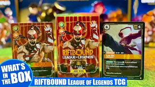 RIFTBOUND League of Legends Trading Card Game TCG | LEE SIN CHAMPIONS DECK Unboxing | Riot Games