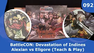 BattleCON: Devastation of Indines - Teach and Play - Match 1 | 092 | CulBlu and Cardboard