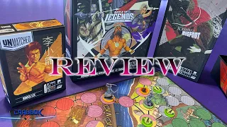 Review - Unmatched - Battle of Legends Volume One, Bruce Lee, Robin Hood and Bigfoot