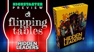 Hidden Leaders Boardgame | Kickstarter Preview