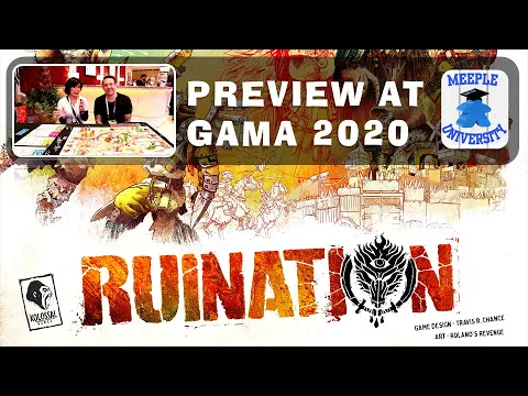 Ruination Board Game - Our first look at GAMA 2020