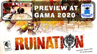 Ruination Board Game - Our first look at GAMA 2020