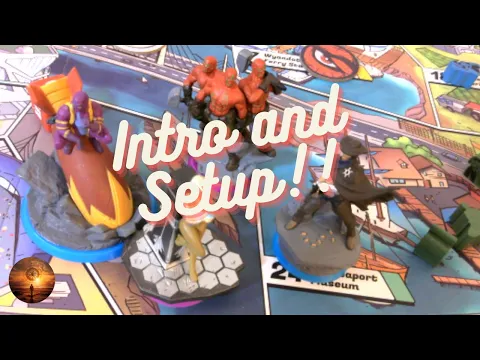 Freedom Five Board game intro and Setup for the Tutorial Mission.