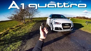 Audi A1 Quattro ABT Review POV Test Drive by AutoTopNL