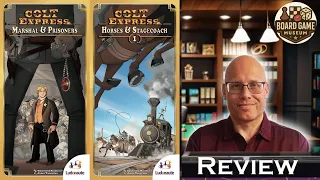Colt Express Board Game: Horses And Stagecoach + Marshal And Prisoner Expansions Review