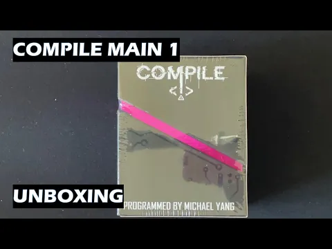 Unboxing Compile Main 1 card game board game