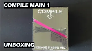 Unboxing Compile Main 1 card game board game