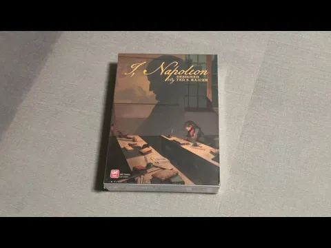 The Discriminating Gamer: I, Napoleon unboxing with Ray
