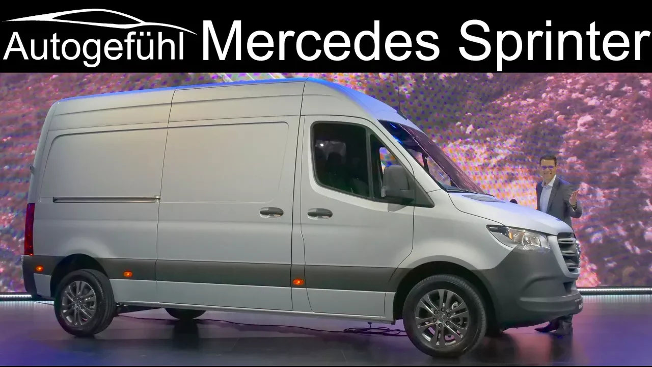 all-new Mercedes Sprinter REVIEW premiere 2018/2019 MBUX, Box Wagon & Tourer