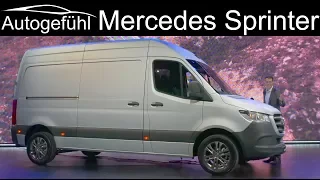 all-new Mercedes Sprinter REVIEW premiere 2018/2019 MBUX, Box Wagon & Tourer