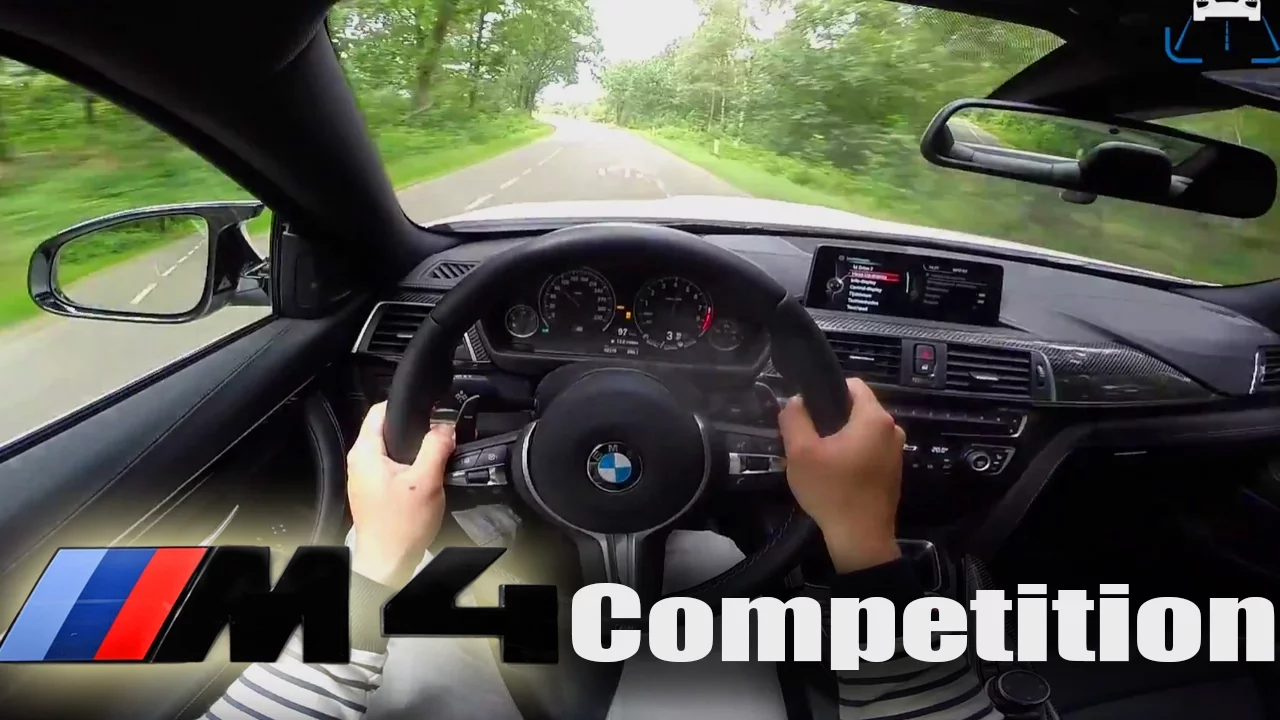BMW M4 F82 COMPETITION PACKAGE - POV Test Drive LOUD! Acceleration & Sound