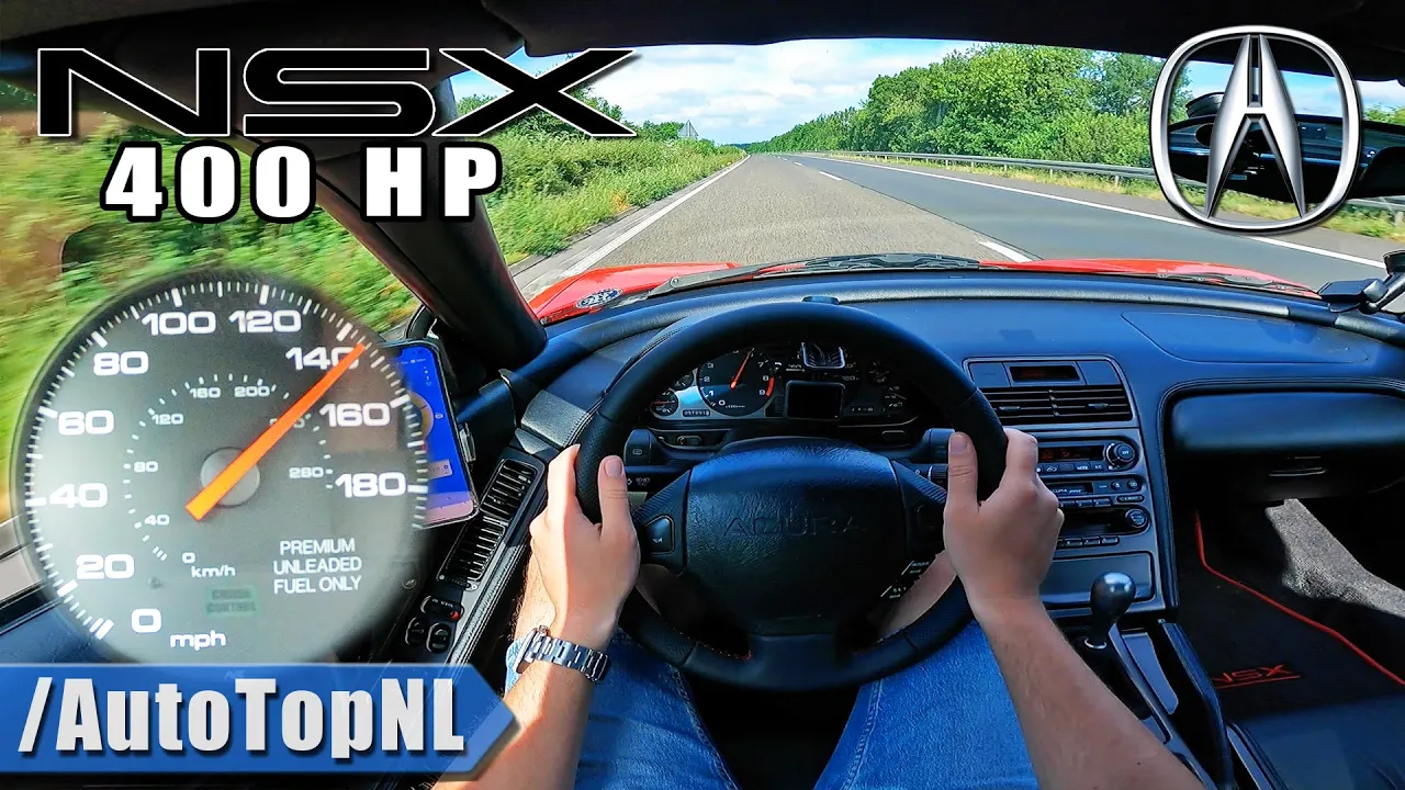 400HP Acura NSX *SUPERCHARGED* on AUTOBAHN [NO SPEED LIMIT] by AutoTopNL
