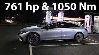 Mercedes EQS 53 4Matic+ range test