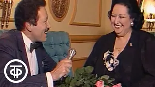 Интервью Монтсеррат Кабалье.  Montserrat Caballé. The Interview To Svyatoslav Belza, USSR