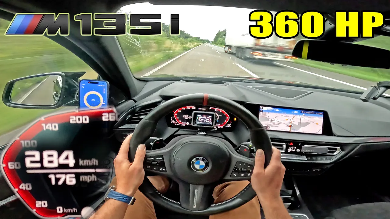 360HP BMW M135i F40 is FAST ‘N LOUD on the Autobahn!