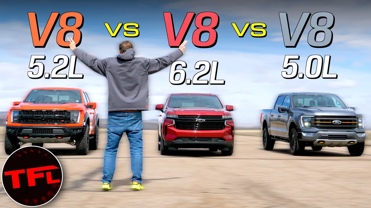Chevy Takes On Ford! Tahoe RST vs Tremor vs Raptor R Drag Race