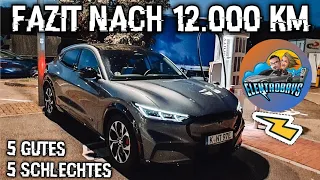 FAZIT nach 12.000 km. Mustang Mach E Erfahrungsbericht. Tops & Flops