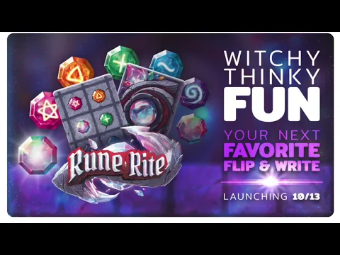 Rune Rite: Teach & Playthrough | A Craft-Your-Own-Polyomino Flip-and-Write