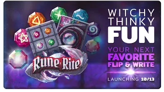 Rune Rite: Teach & Playthrough | A Craft-Your-Own-Polyomino Flip-and-Write