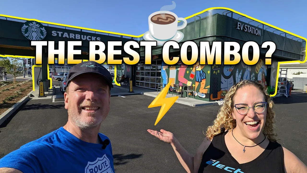 Starbucks + EV Charging + Ford Dealership | The Ultimate Combo?