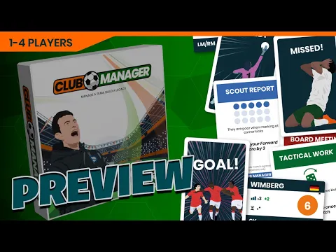 Counter Attack Club Manager Board Game Preview