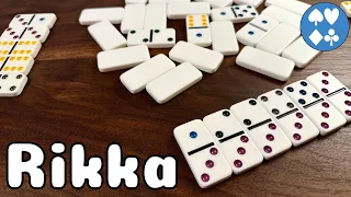 How to Play Rikka | a rummy game with dominoes!