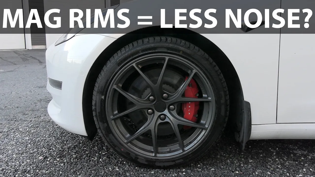 Noise test of Mag52 magnesium 19 inch wheels