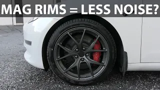 Noise test of Mag52 magnesium 19 inch wheels