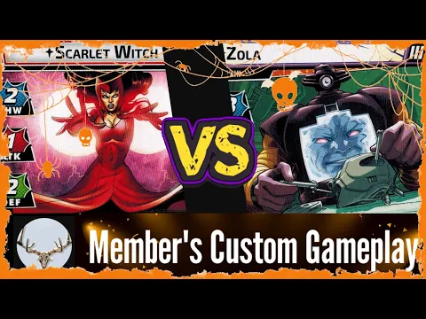 Halloween Theme Scarlet Witch vs Expert Zola Marvel Champions Playthrough