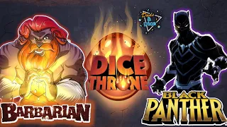 Barbarian vs. Black Panther | Dice Throne